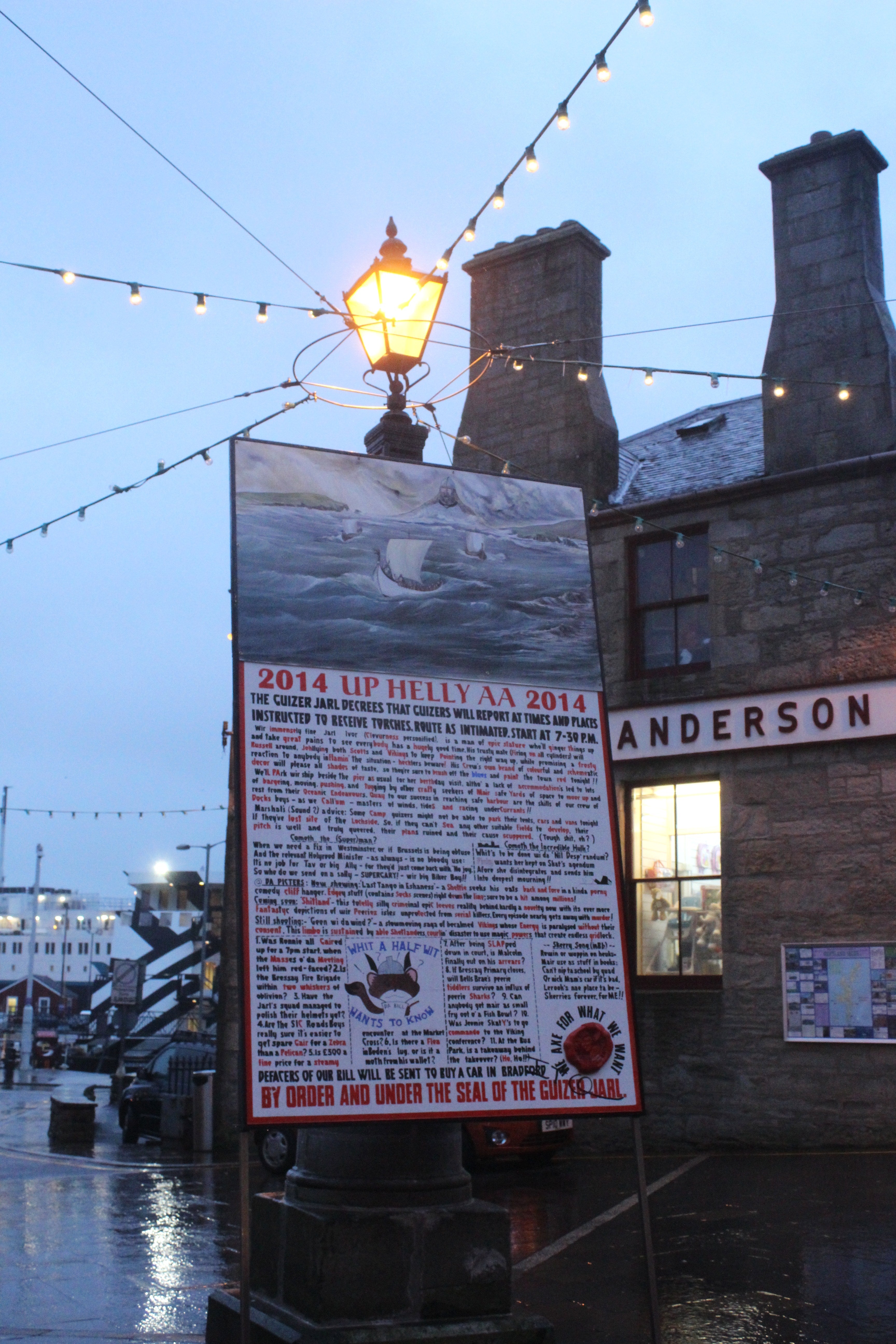 Lerwick Up Helly Aa 2014