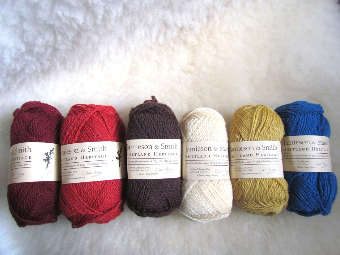 New yarn launch - Shetland Heritage