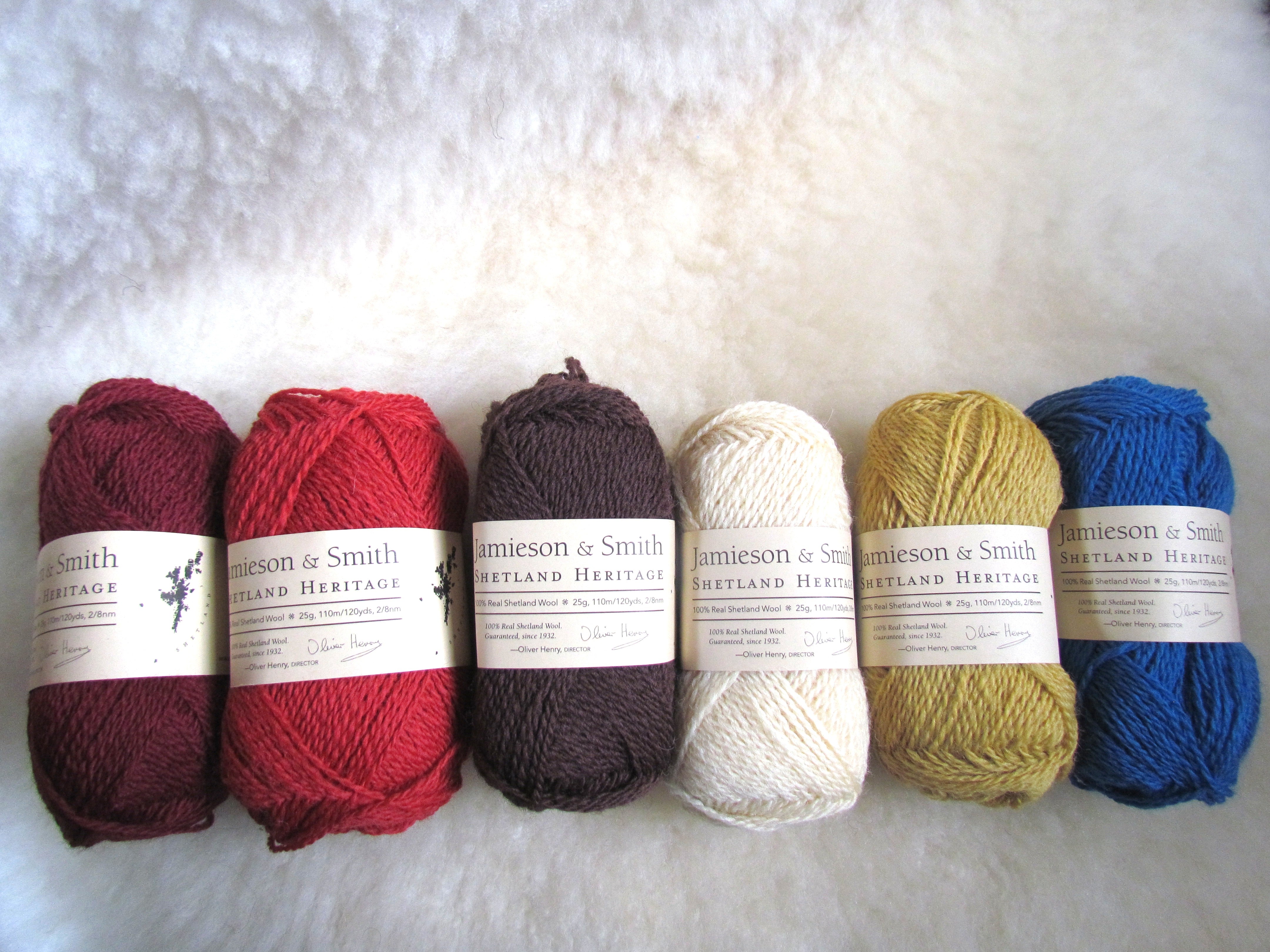 New yarn launch - Shetland Heritage