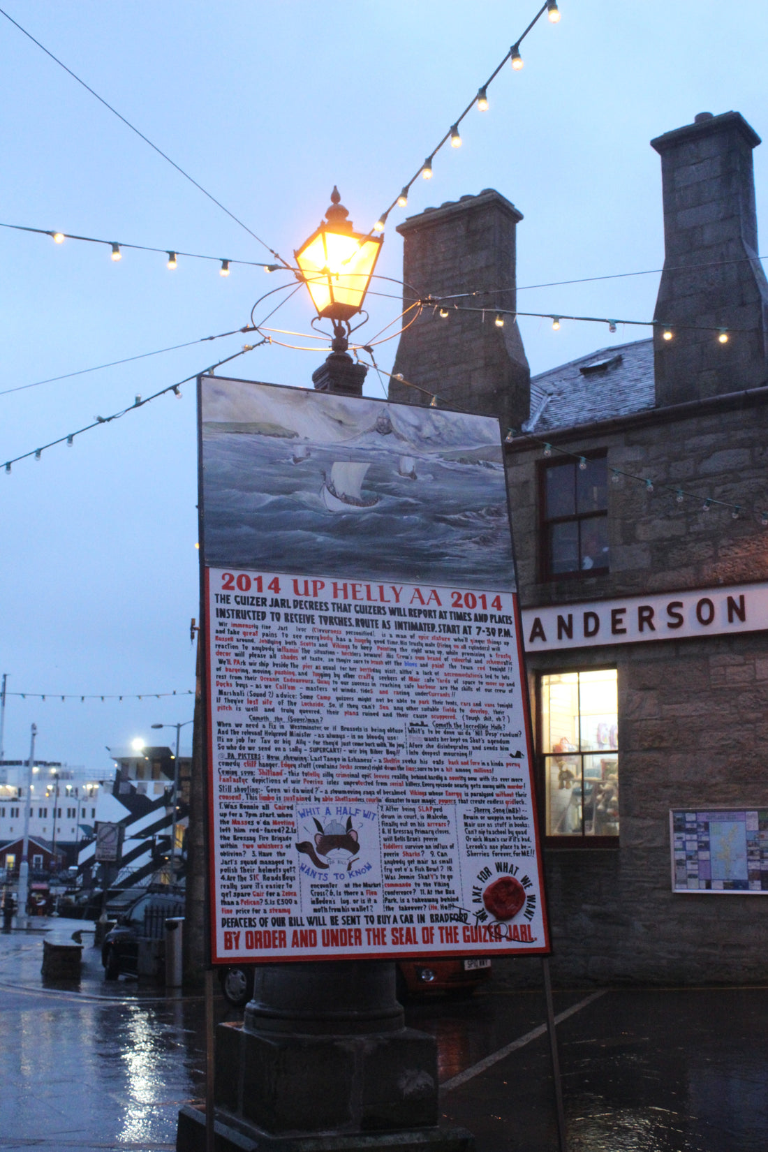 Lerwick Up Helly Aa 2014