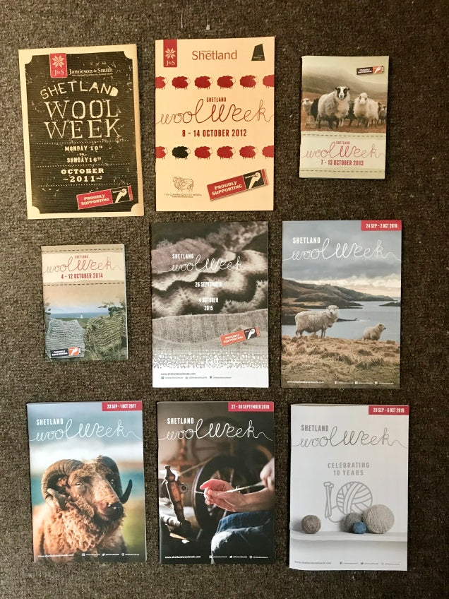 Shetland Wool Week at J&amp;S through the years