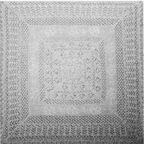 Lace Christening Shawl 'Rose of York' CW103