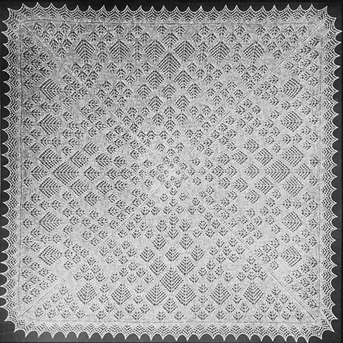 The Brora Cobweb Shawl CW109 Pattern