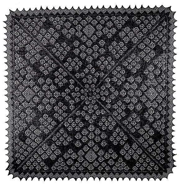 Womans Weekly Cobweb Lace Evening Shawl Kit CW114