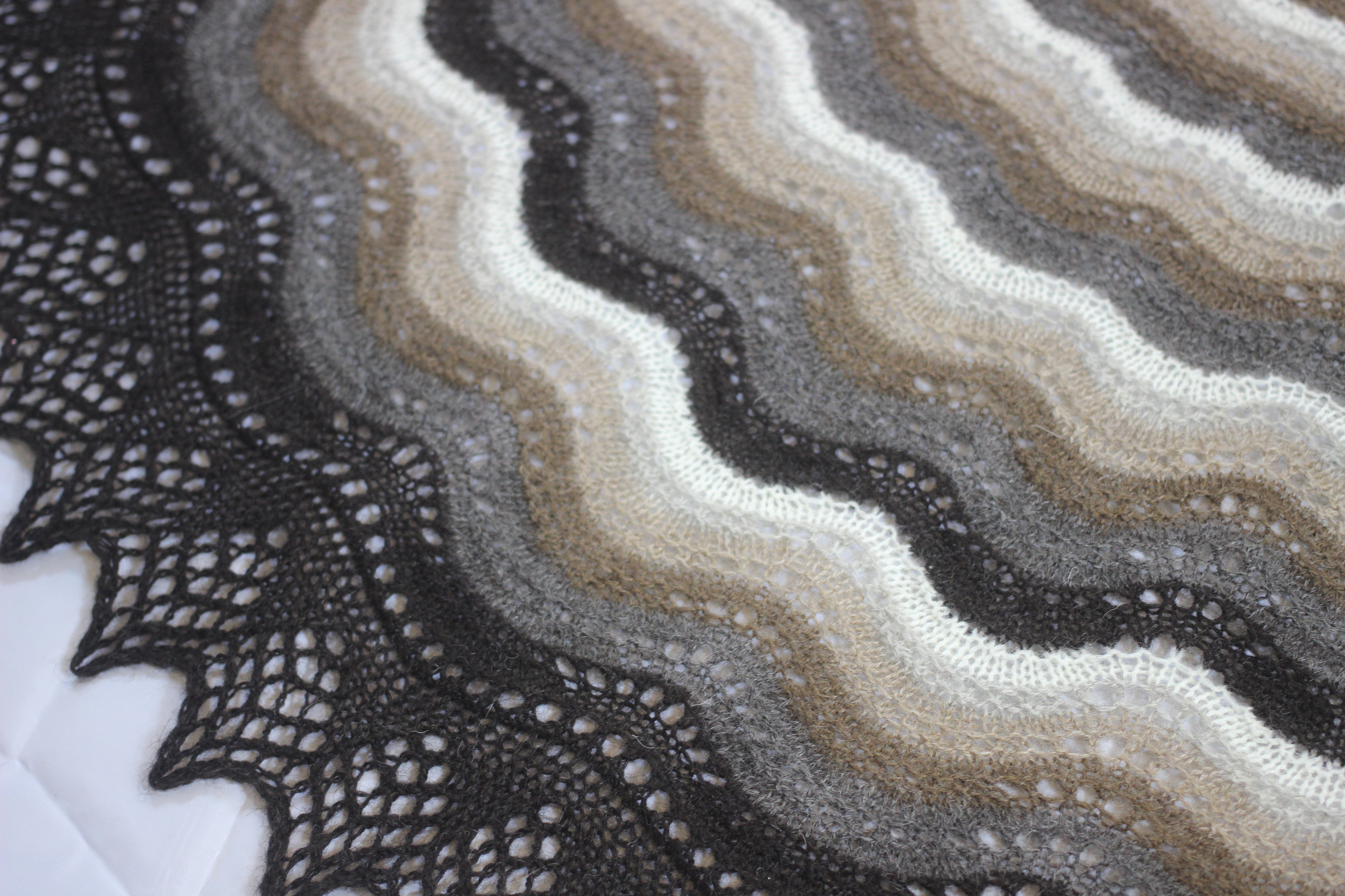 Circular Shaded Shawl Heritage Pattern