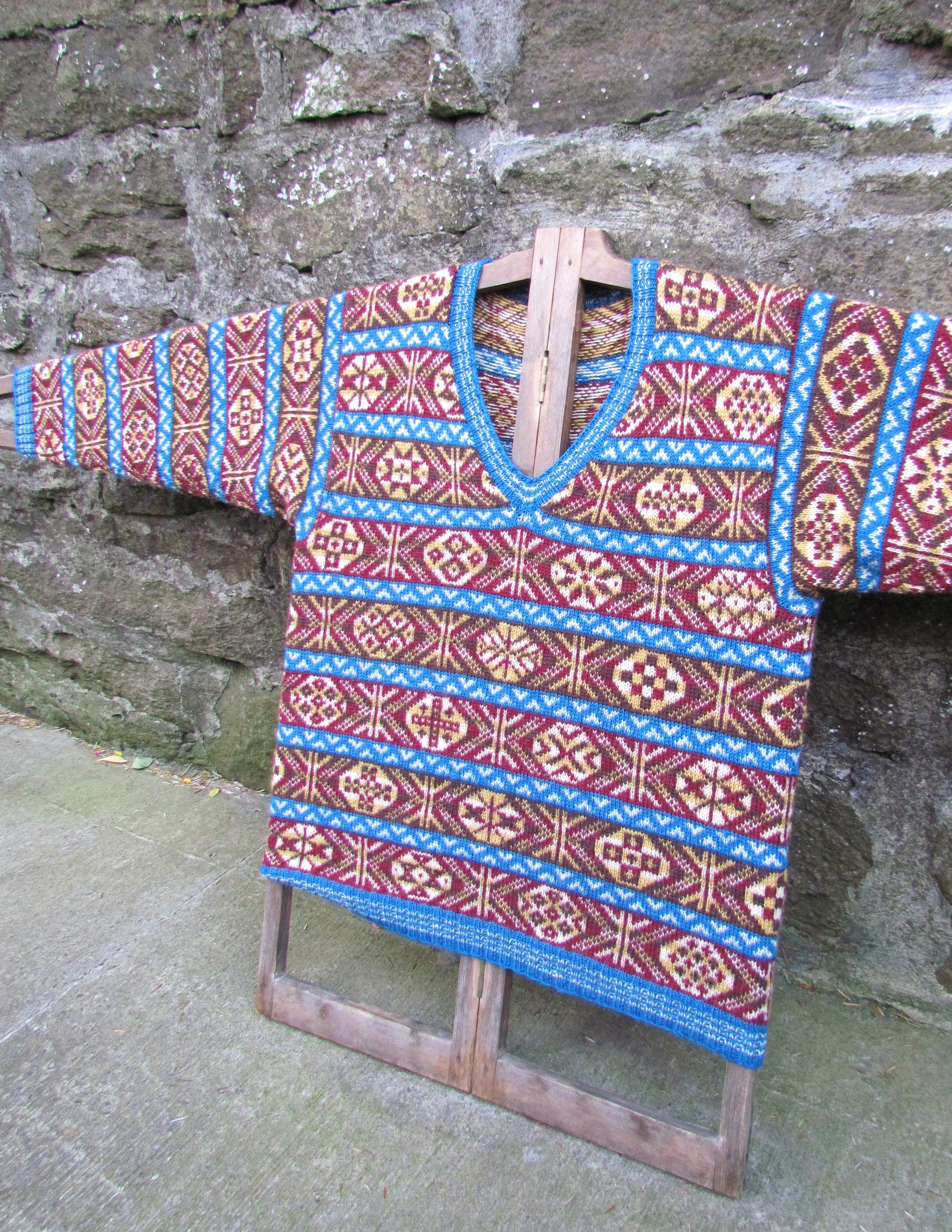 Fair Isle V-neck Jumper Pattern