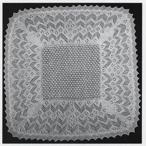 My Weekly Baby Knits Shawl L252 pattern