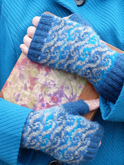 Poseidon Fingerless Mittens Pattern