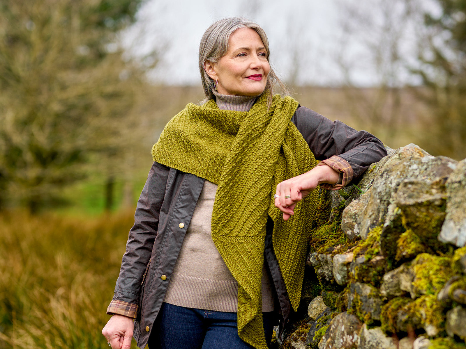 Erin Triangle Shawl Pattern