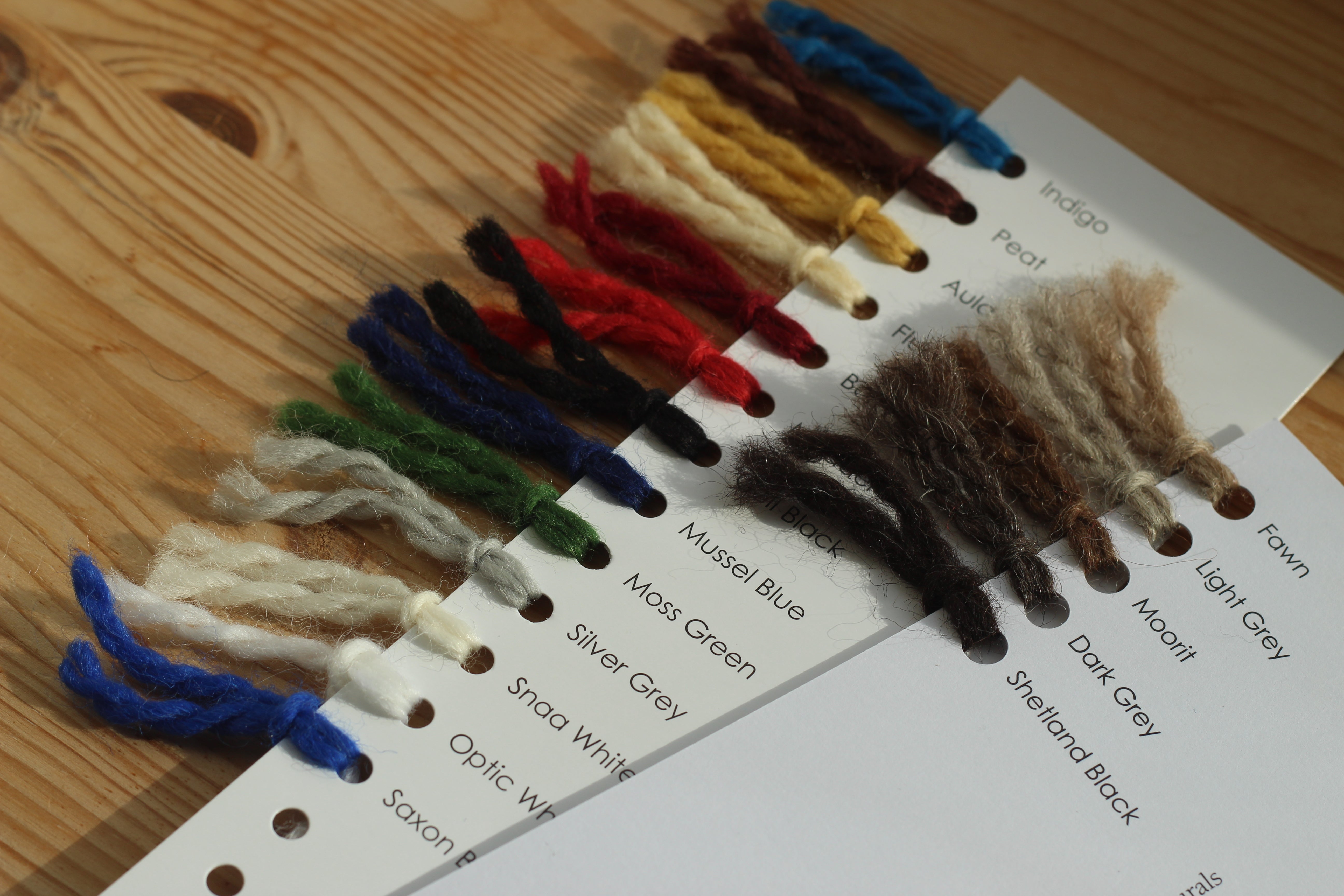 Shade Card - Shetland Aran