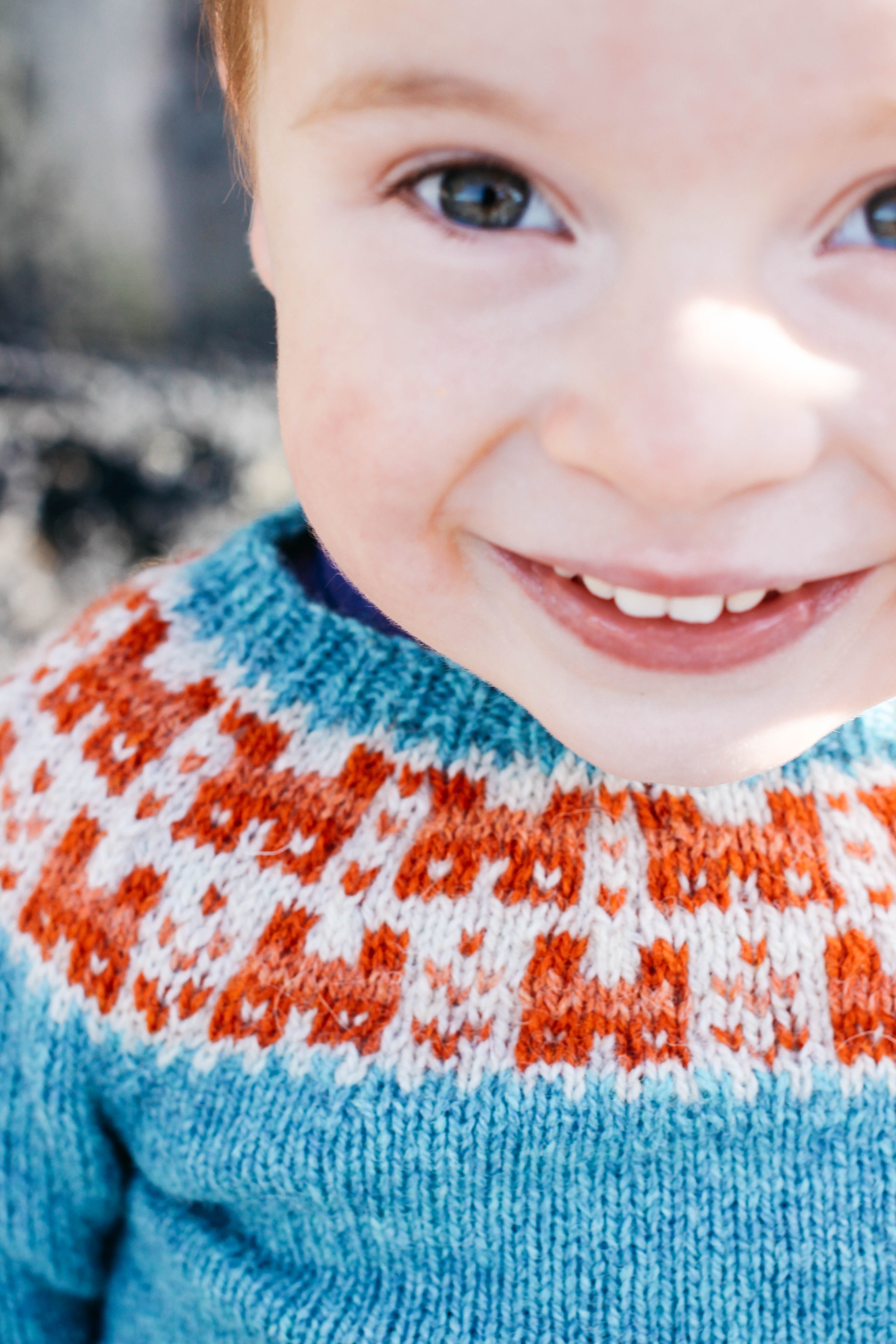 Bairns Crofthoose Yoke Pattern