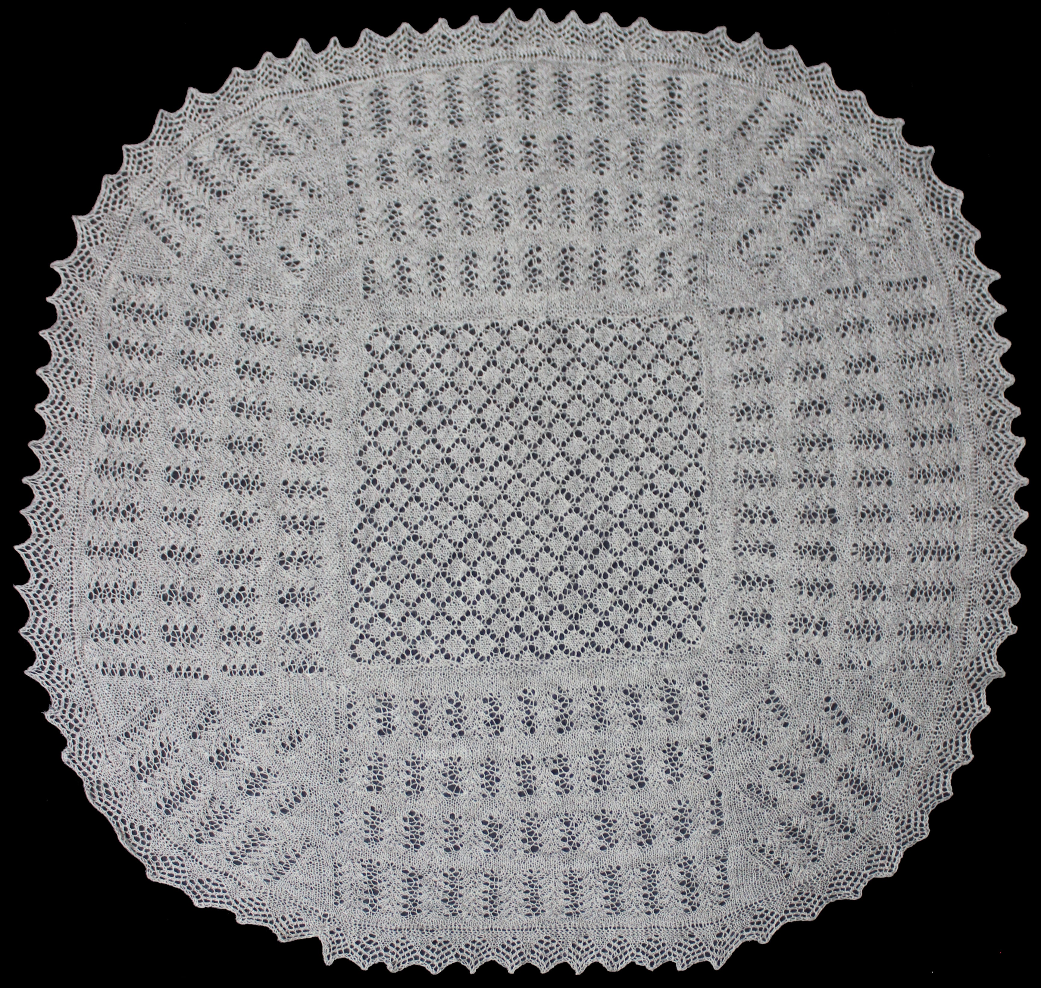 Vine and Moss Shawl Pattern