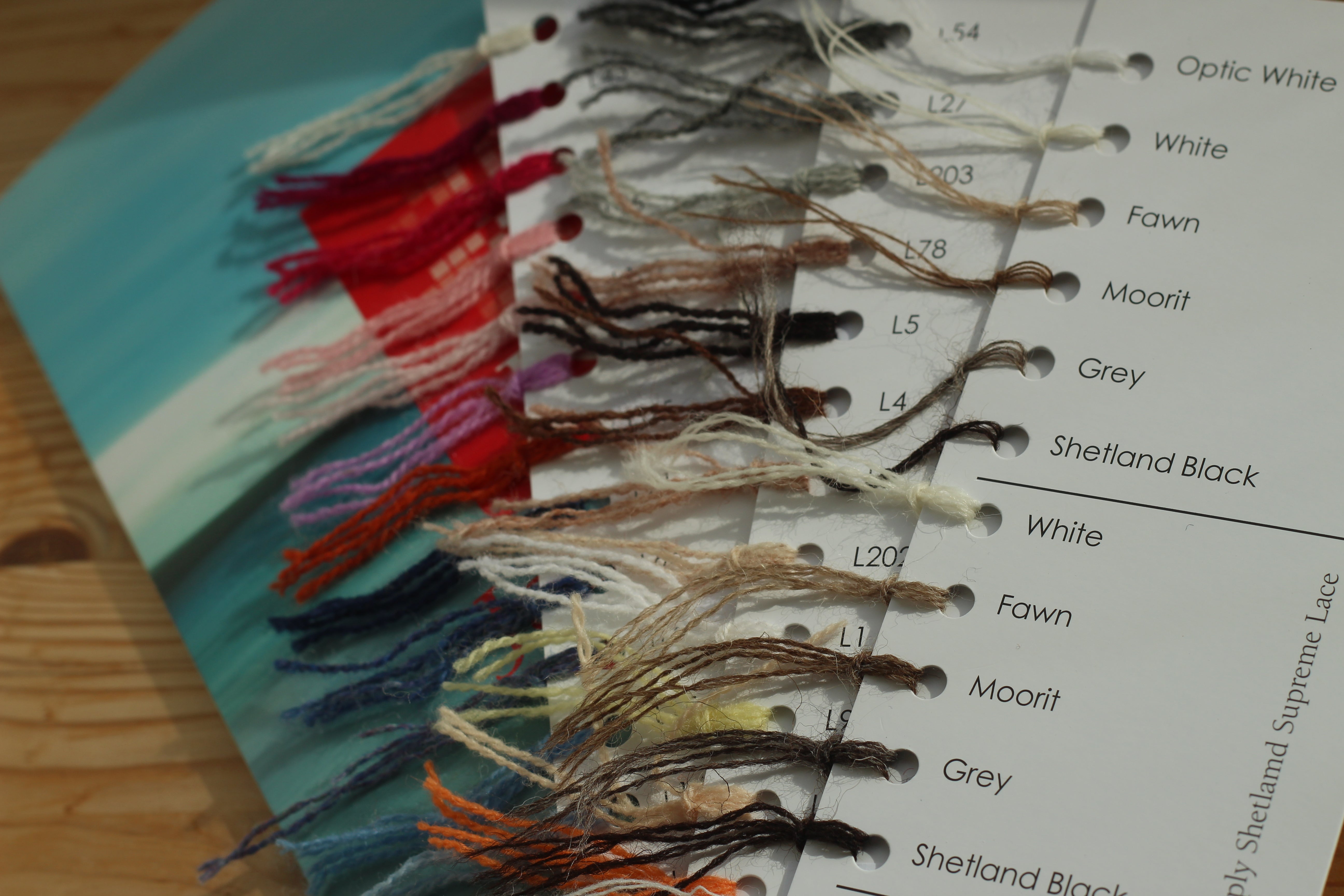 Shade Card - Lace & Supreme Lace