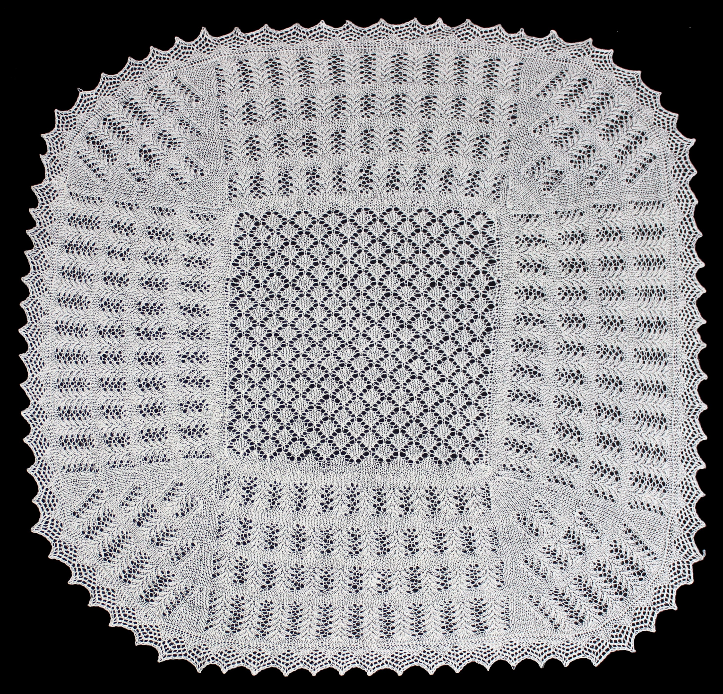 Vine and Moss Shawl Pattern